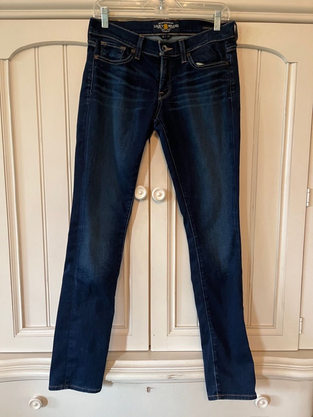 Lucky Brand Women's Dark Indigo Skinny Jeans
